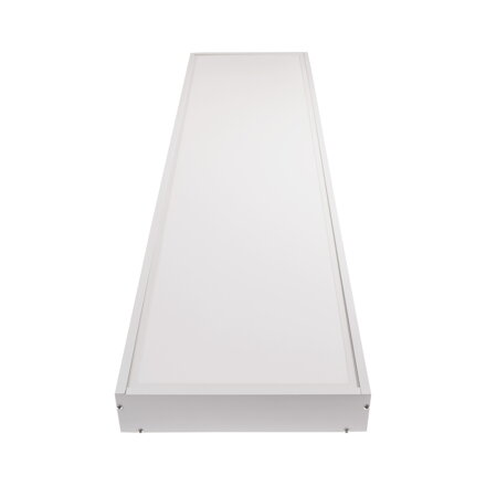 Rám LED panelu 30x120cm 65mm pro přisazení bílý
