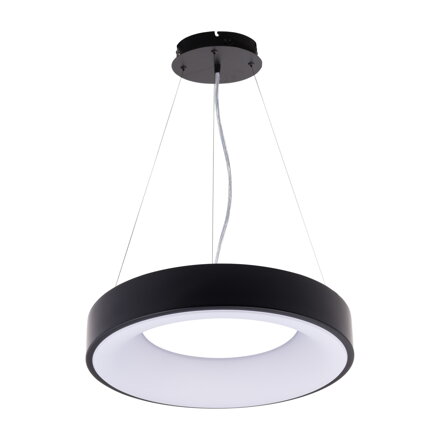 LED svítidlo ZULU 48W CCT kulaté černé závěsné