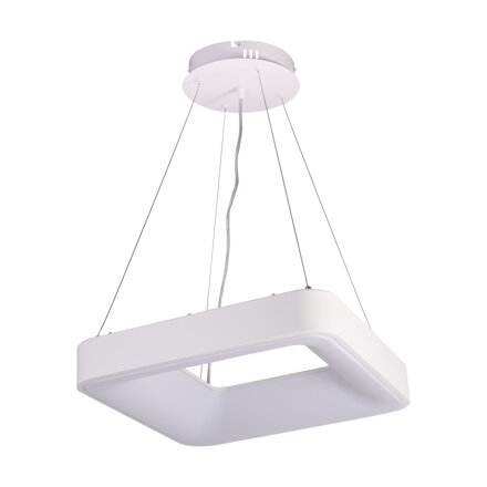 LED svítidlo ZULU 60W CCT hranaté bílé závěsné
