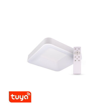 SMART Tuya LED svítidlo ZULU 32W CCT hranaté bílé