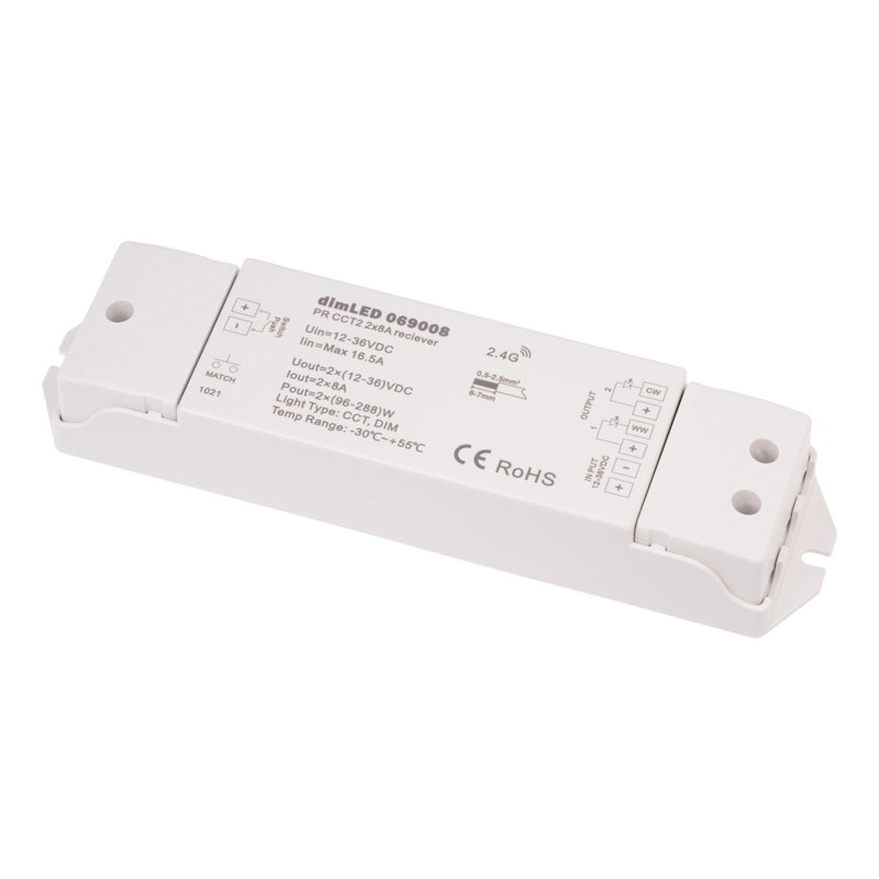 Přijímač dimLED PR CCT2 2v1 Přijímač dimLED PR CCT2 2v1