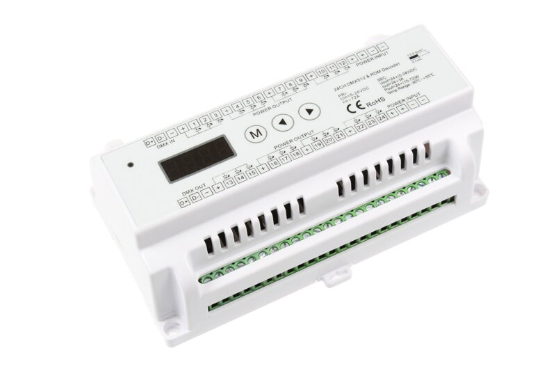 DMX dimLED dekodér 24CH DIN DMX dimLED dekodér 24CH DIN