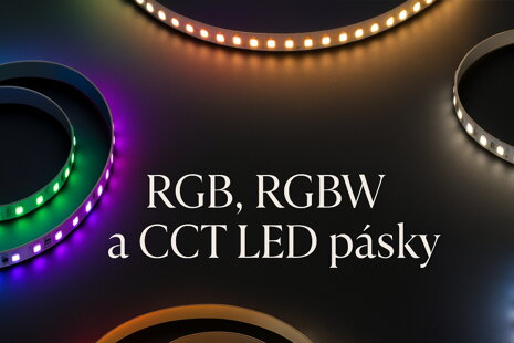 RGB, RGBW a CCT LED pásky