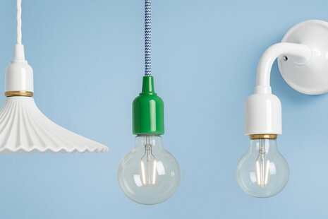 Spojení českého porcelánu a designových svítidel