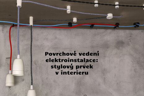 Povrchové vedení elektroinstalace