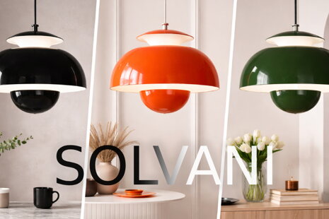 Solvani: Svítidlo, které mění atmosféru jedním pohybem
