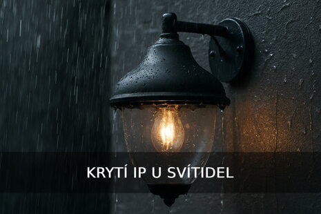 Co znamená stupeň krytí IP u svítidel?